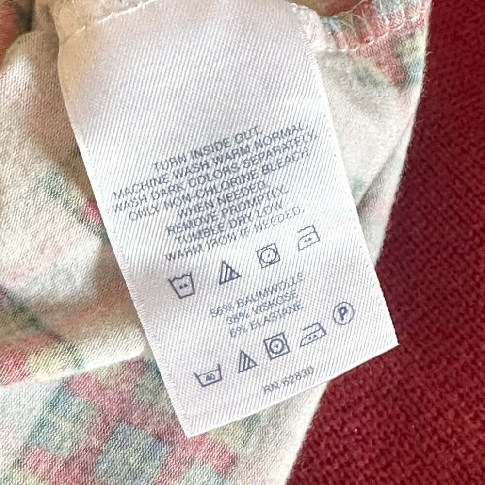 Lot of 3 Vintage L/XL 1990s Long-sleeve Mock-neck Tops, Solid, Plaid, & Check - Picture 8 of 10
